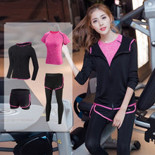 Load image into Gallery viewer, Women&#39;s 4pcs Yoga Fitness  Apparel