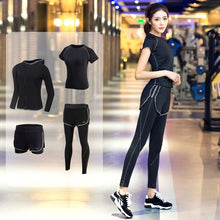 Load image into Gallery viewer, Women&#39;s 4pcs Yoga Fitness  Apparel