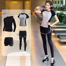 Load image into Gallery viewer, Women&#39;s 4pcs Yoga Fitness  Apparel