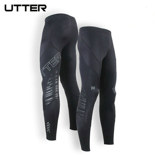UTTER J13 Men Black Compression Pants