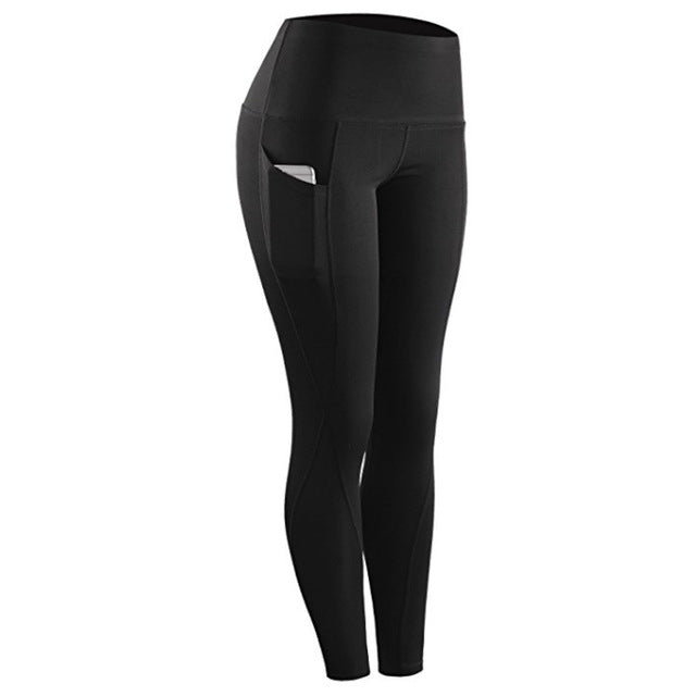 Women High Waist Sports Leggings with pocket