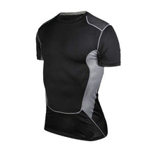 Load image into Gallery viewer, Men Short Sleeve Breathable Fitness T-shirt